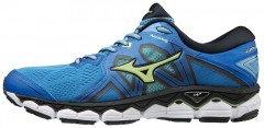 comparer et trouver le meilleur prix des chaussures Mizuno Wave sky 2 bleue sur Sportadvice