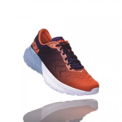 comparer et trouver le meilleur prix des chaussures Hoka One One Mach 2 patriot nasturtium sur Sportadvice