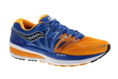 comparer et trouver le meilleur prix des chaussures Saucony Hurricane iso 2 bleue et orange sur Sportadvice
