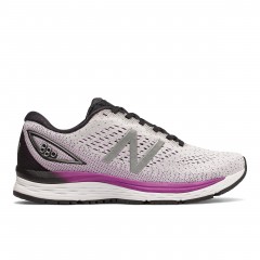 comparer et trouver le meilleur prix des chaussures New Balance W880 v9 blanche et violette sur Sportadvice