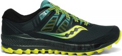 comparer et trouver le meilleur prix des chaussures Saucony Peregrine iso verte teal sur Sportadvice