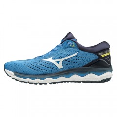 comparer et trouver le meilleur prix des chaussures Mizuno Wave sky 3 bleue sur Sportadvice