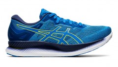 comparer et trouver le meilleur prix des chaussures Asics Glideride bleue sur Sportadvice
