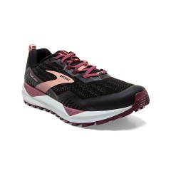 comparer et trouver le meilleur prix des chaussures Brooks Cascadia 15 noire et coral cloud sur Sportadvice